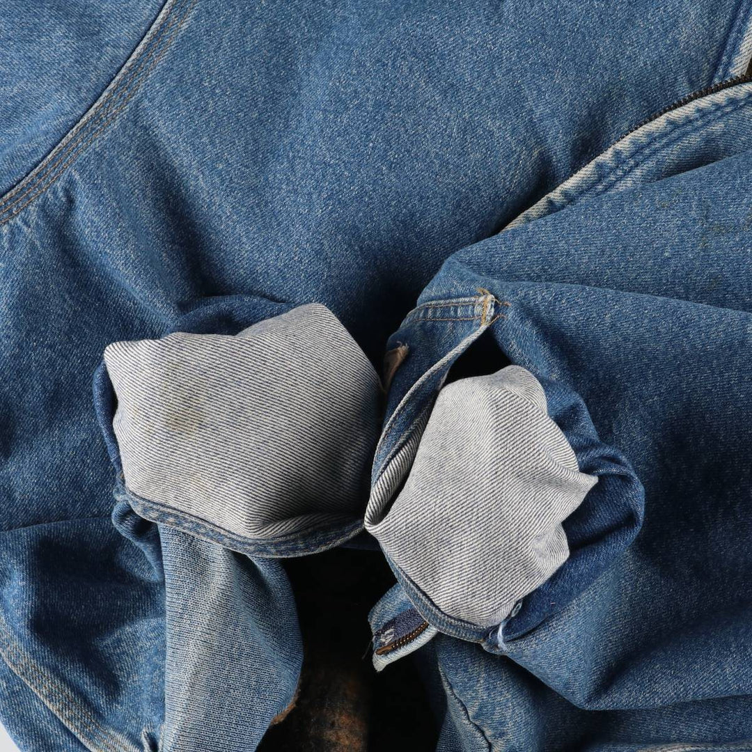 Carhartt Active Jacket Denim Parka Men's XXL cotton blue type Vintage Second Hand