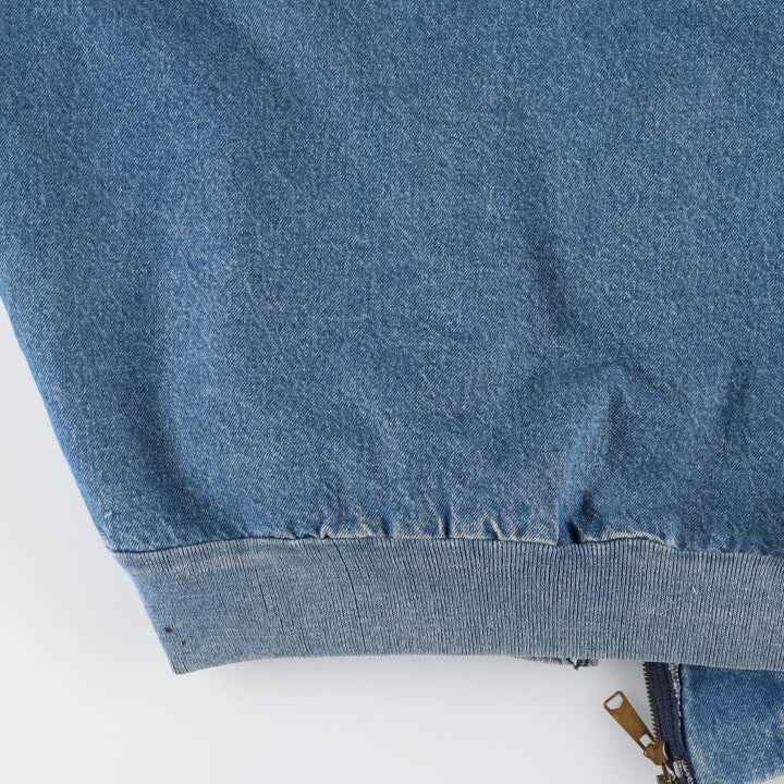 Carhartt Active Jacket Denim Parka Men's XXL cotton blue type Vintage Second Hand