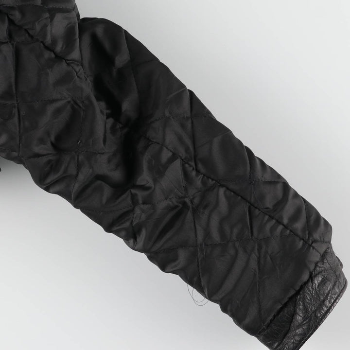 70'S Sears THE LEARHER SHOP Leather Blouson Type Made in USA Men's L Size Vintage unknown black type Vintage Second Hand