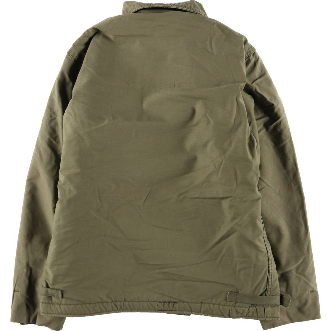 US Army A-2 Military Deck Jacket, Men's M size unclear Khaki type Vintage Second Hand
