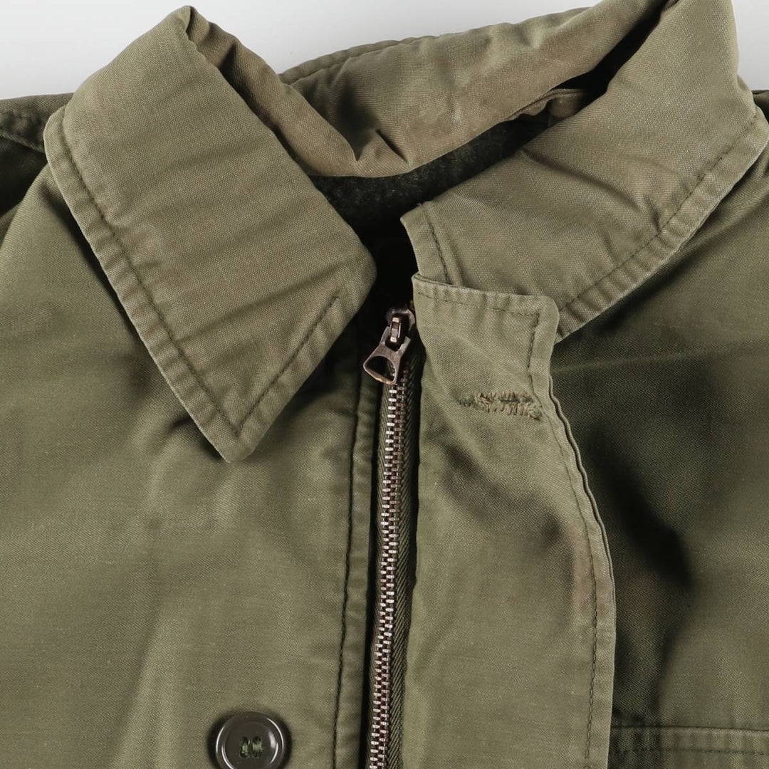 US Army A-2 Military Deck Jacket, Men's M size unclear Khaki type Vintage Second Hand