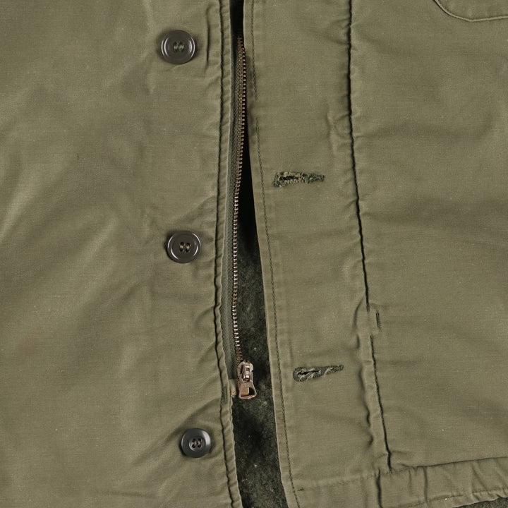 US Army A-2 Military Deck Jacket, Men's M size unclear Khaki type Vintage Second Hand
