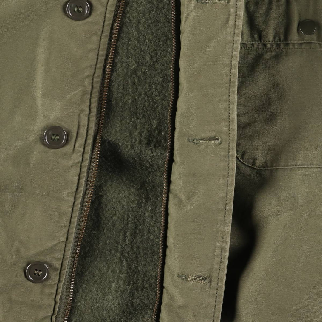 US Army A-2 Military Deck Jacket, Men's M size unclear Khaki type Vintage Second Hand