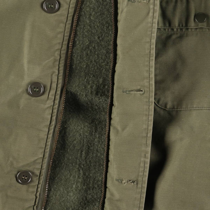 US Army A-2 Military Deck Jacket, Men's M size unclear Khaki type Vintage Second Hand