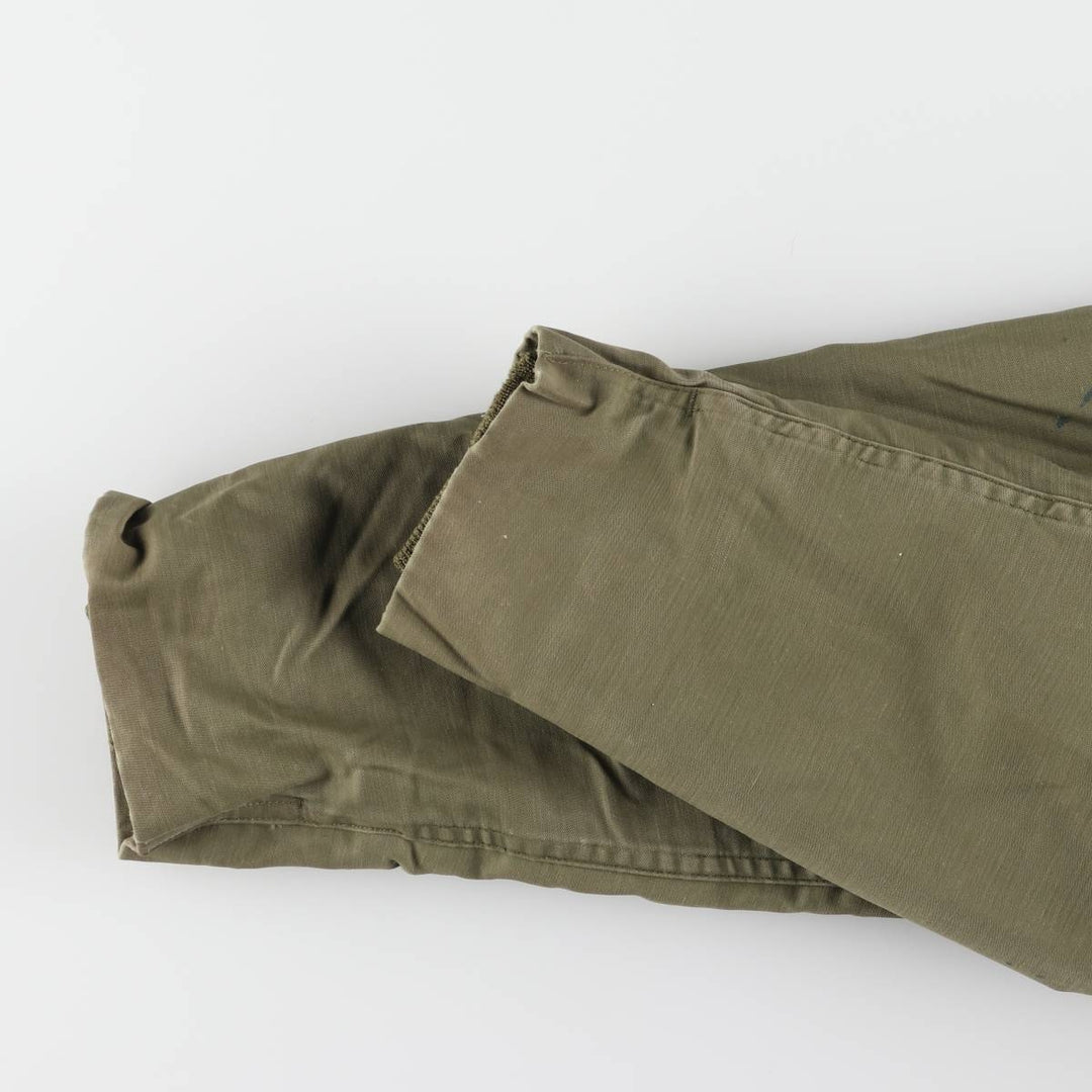 US Army A-2 Military Deck Jacket, Men's M size unclear Khaki type Vintage Second Hand