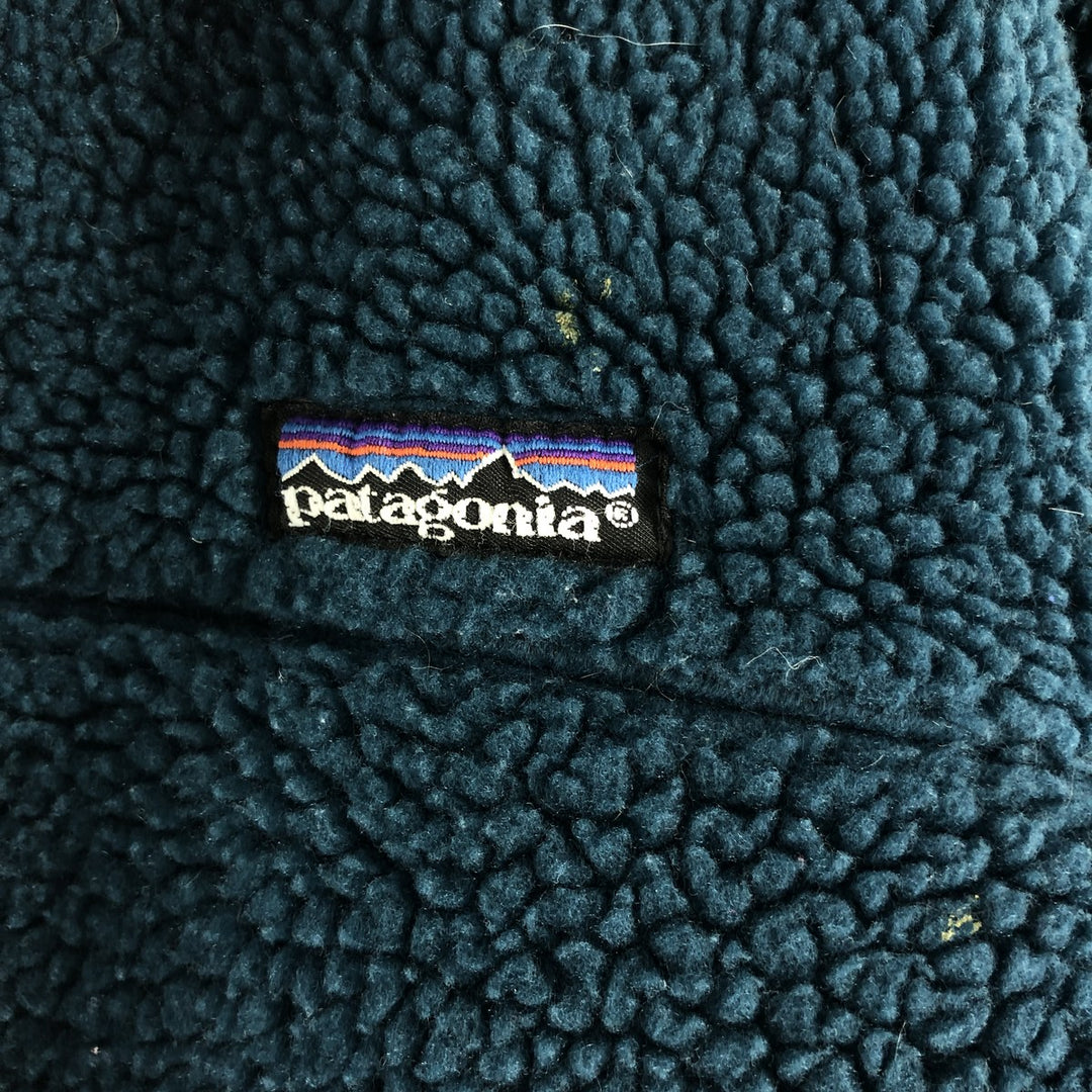 90'S Patagonia Retro-X Jacket Fleece Jacket Made in USA Men's M Size Vintage polyester Green type dark green Vintage Second Hand