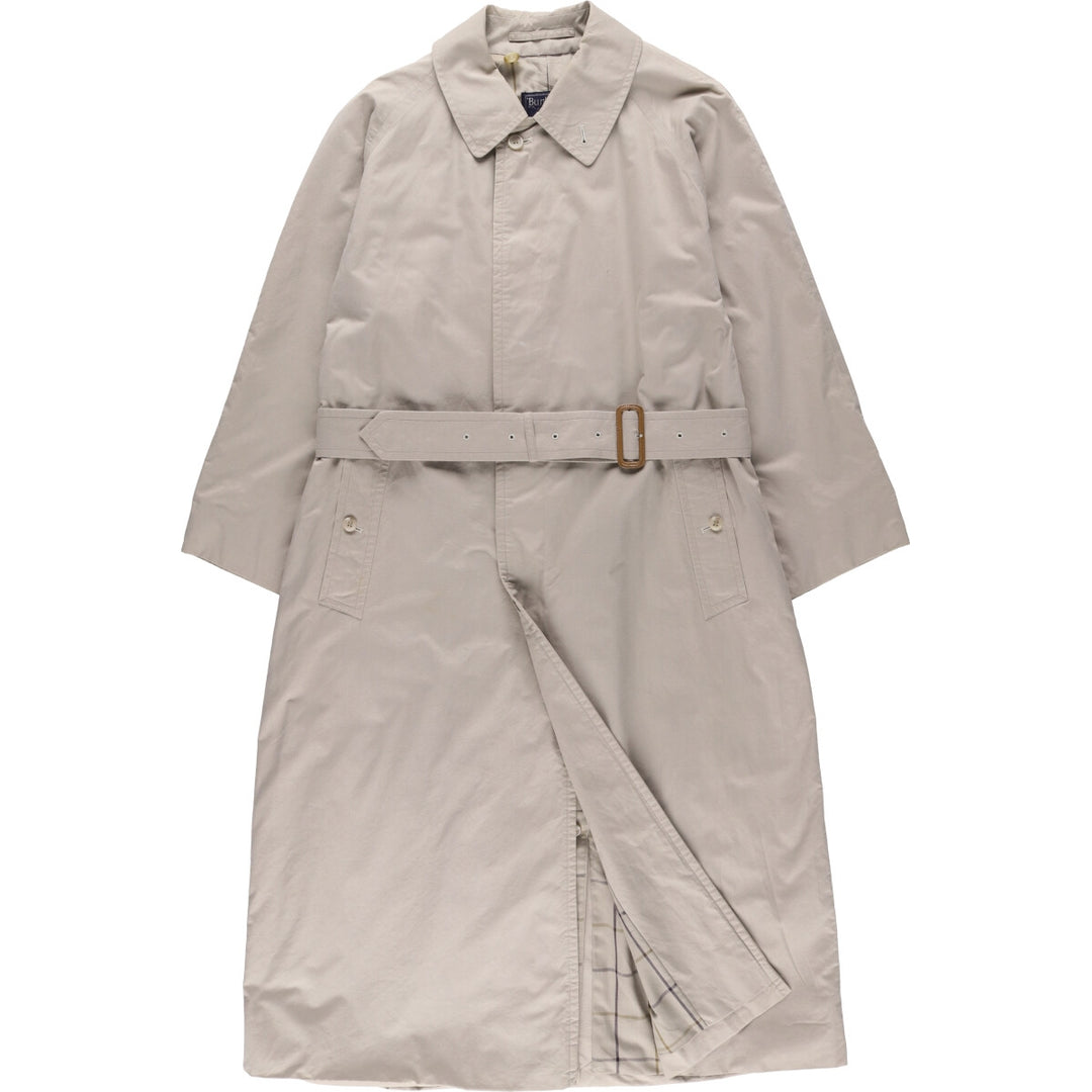 Burberry's 100% cotton Balmacaan coat, made in England, men's size XL cotton Beige type Vintage Second Hand