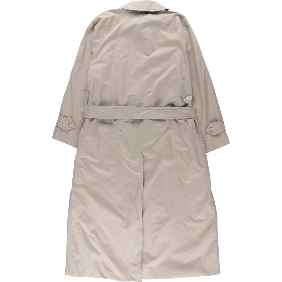 Burberry's 100% cotton Balmacaan coat, made in England, men's size XL cotton Beige type Vintage Second Hand