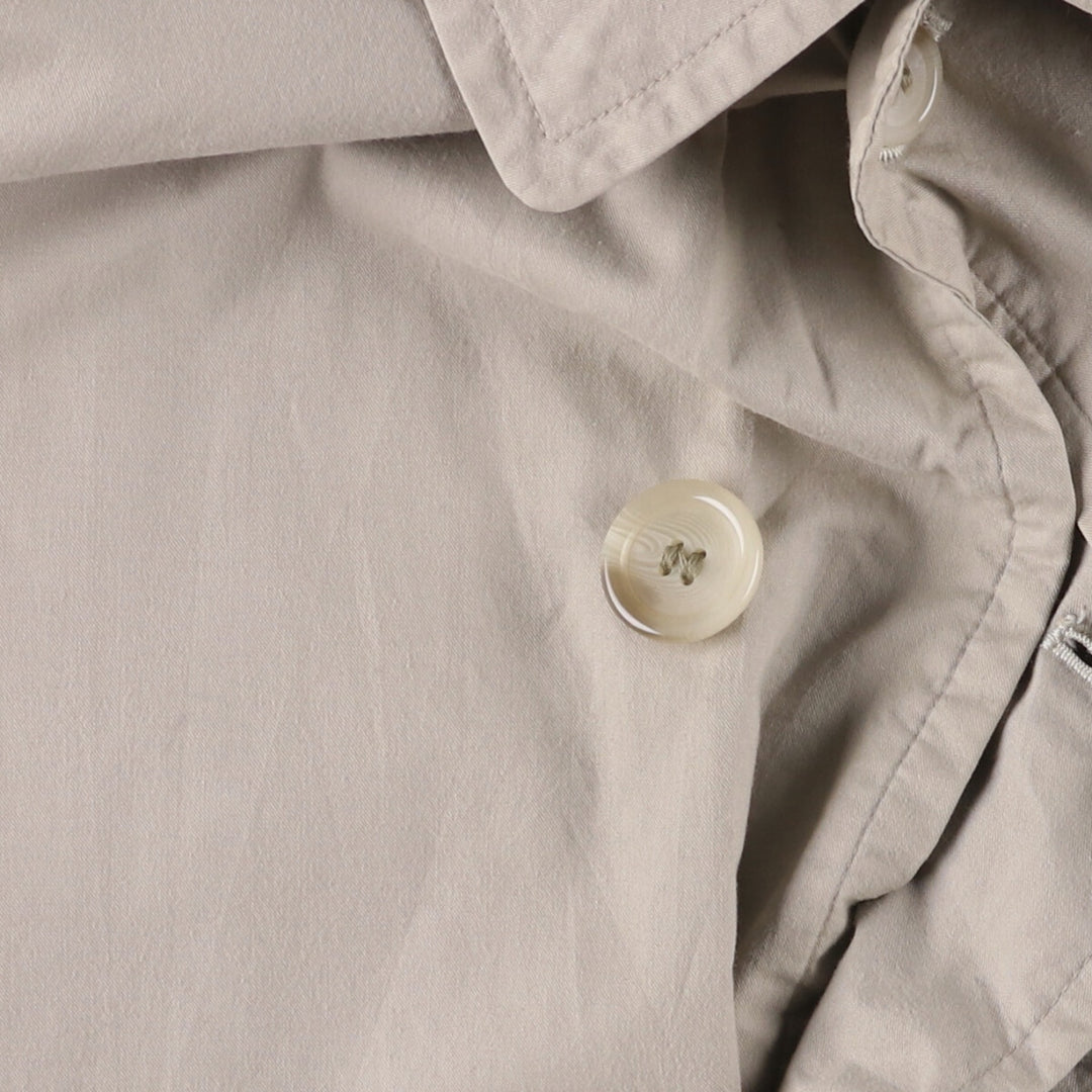 Burberry's 100% cotton Balmacaan coat, made in England, men's size XL cotton Beige type Vintage Second Hand
