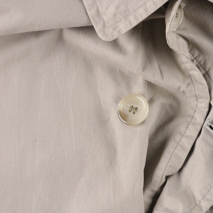 Burberry's 100% cotton Balmacaan coat, made in England, men's size XL cotton Beige type Vintage Second Hand