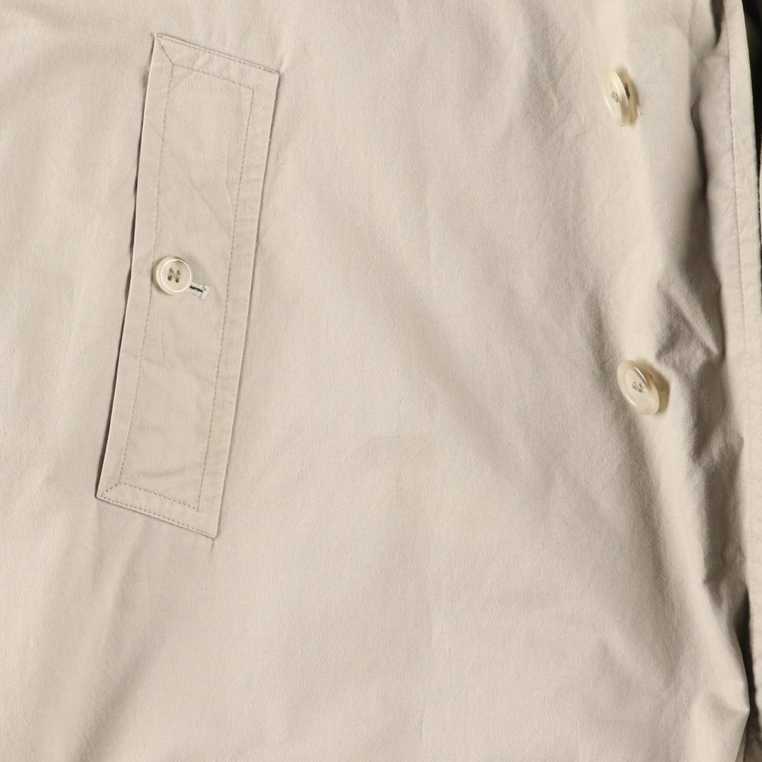Burberry's 100% cotton Balmacaan coat, made in England, men's size XL cotton Beige type Vintage Second Hand
