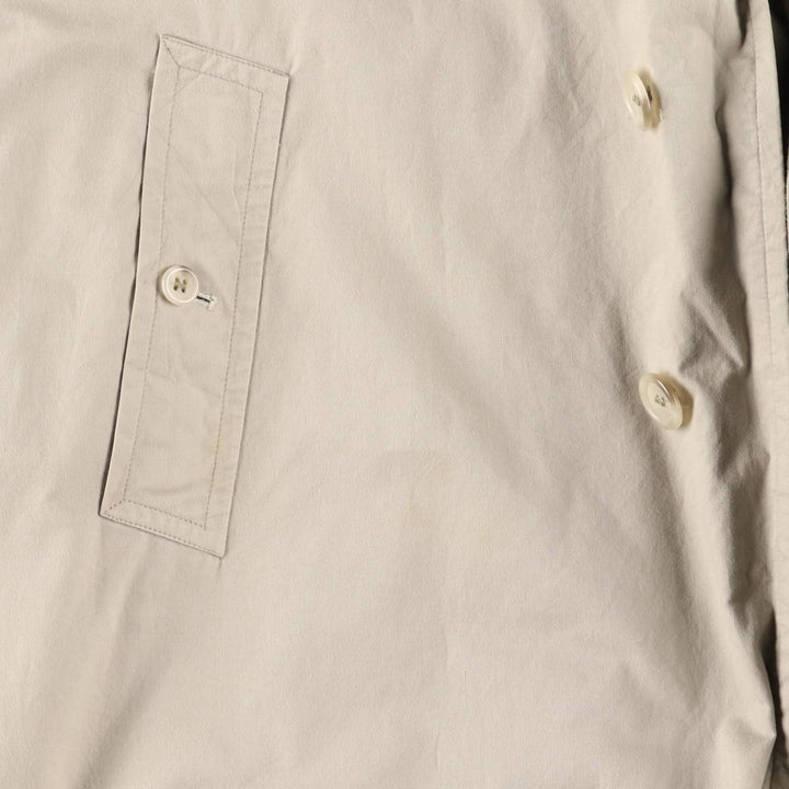 Burberry's 100% cotton Balmacaan coat, made in England, men's size XL cotton Beige type Vintage Second Hand