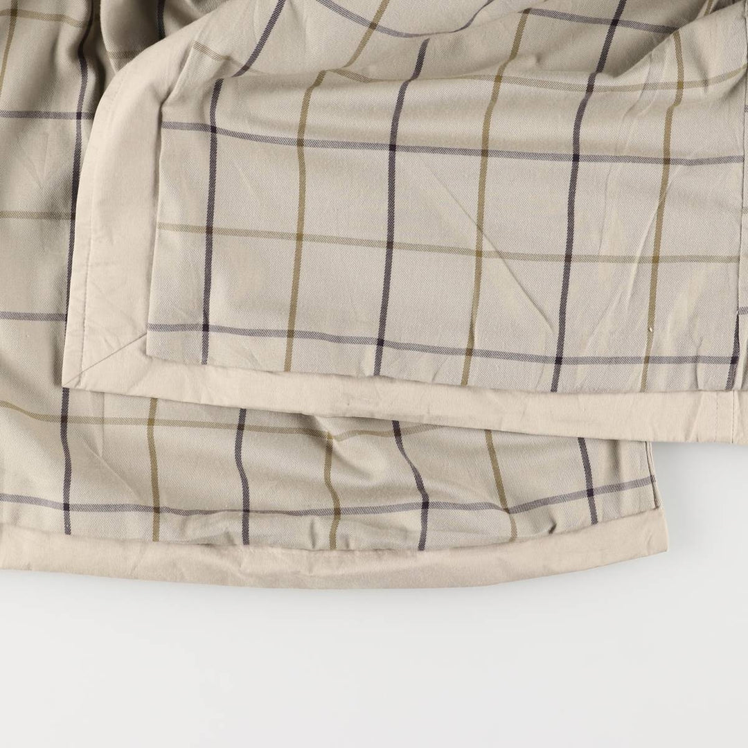 Burberry's 100% cotton Balmacaan coat, made in England, men's size XL cotton Beige type Vintage Second Hand