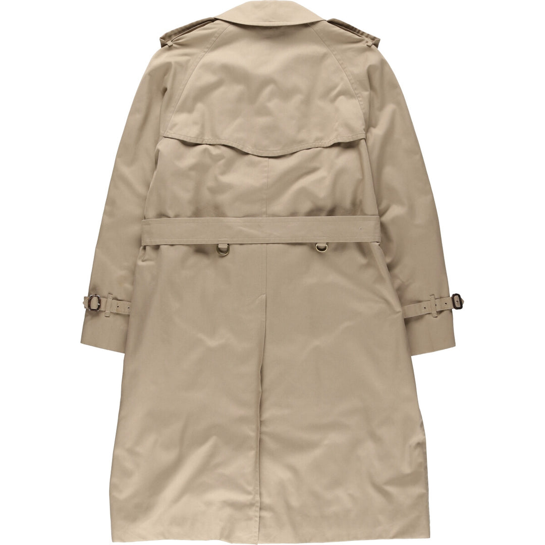Burberry's trench coat, made in England, size L polyester Beige type Vintage Second Hand