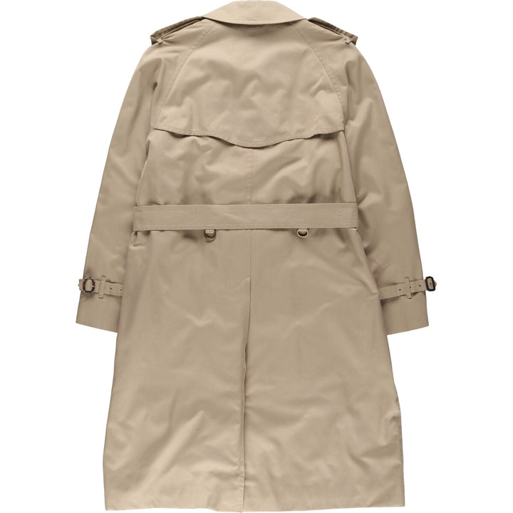 Burberry's trench coat, made in England, size L polyester Beige type Vintage Second Hand