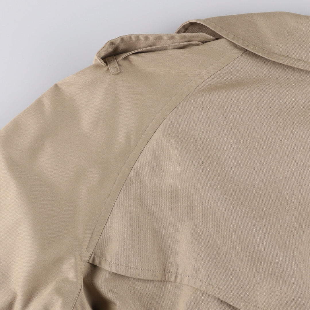 Burberry's trench coat, made in England, size L polyester Beige type Vintage Second Hand