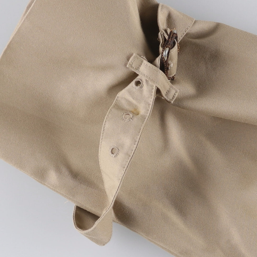 Burberry's trench coat, made in England, size L polyester Beige type Vintage Second Hand