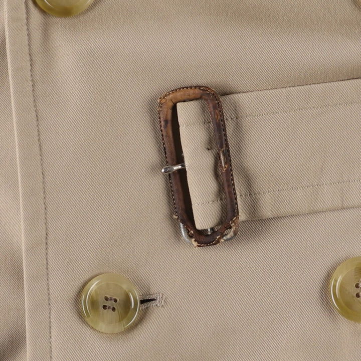 Burberry's trench coat, made in England, size L polyester Beige type Vintage Second Hand