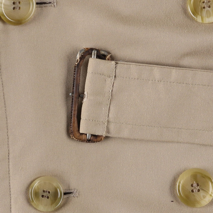 Burberry's trench coat, made in England, size L polyester Beige type Vintage Second Hand