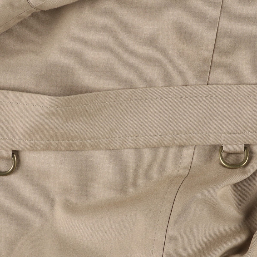 Burberry's trench coat, made in England, size L polyester Beige type Vintage Second Hand