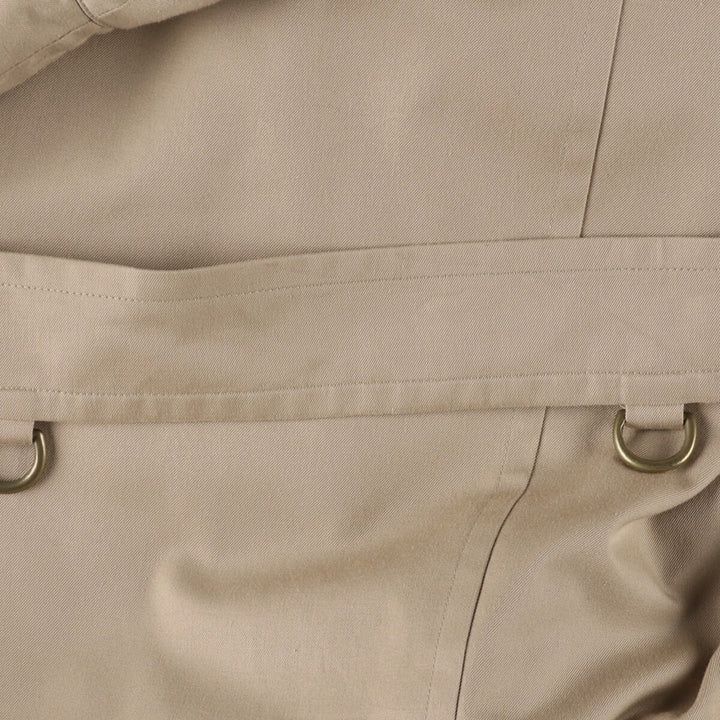 Burberry's trench coat, made in England, size L polyester Beige type Vintage Second Hand