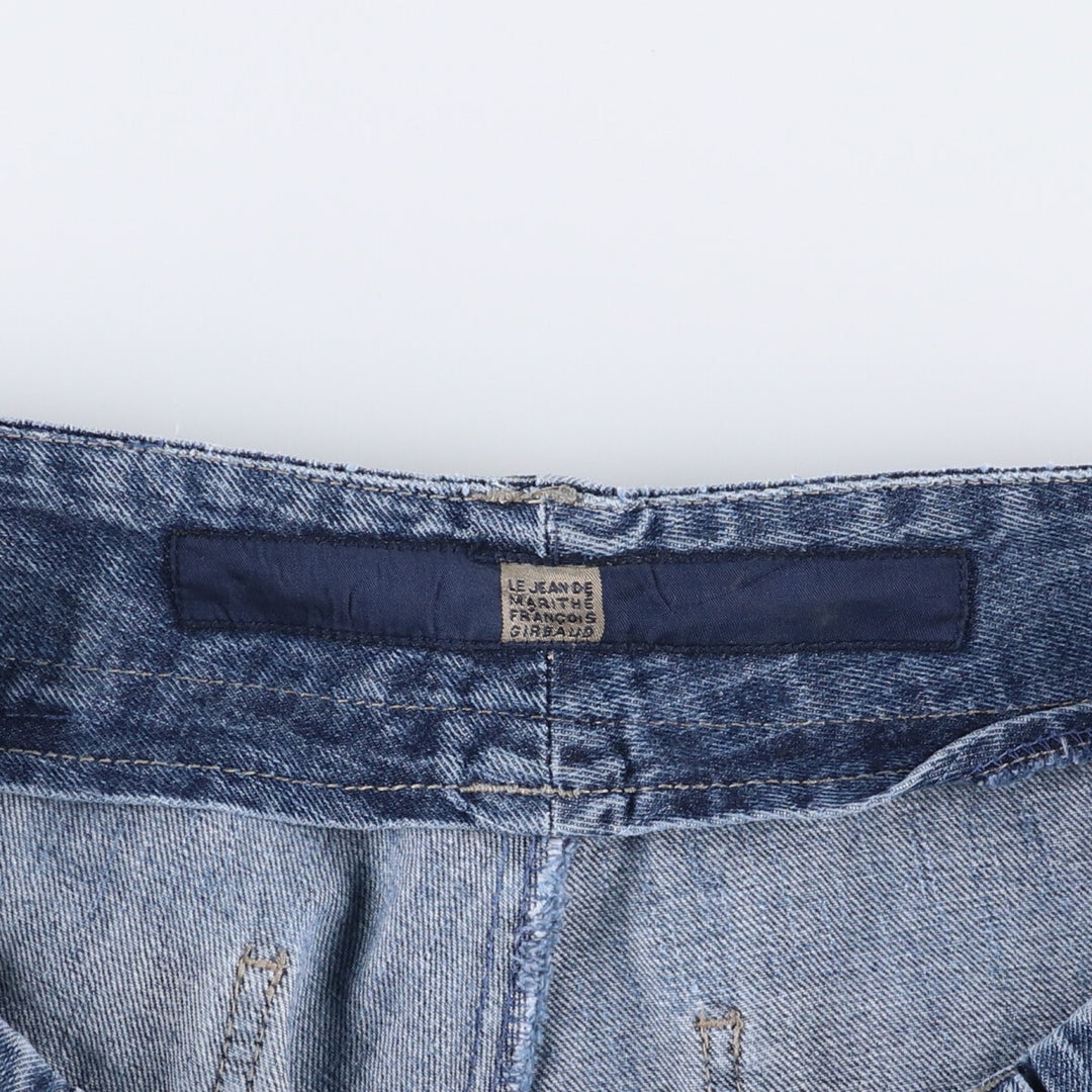 Marithe Francois Girbaud denim shorts, men's size W35 cotton blue type Vintage Second Hand