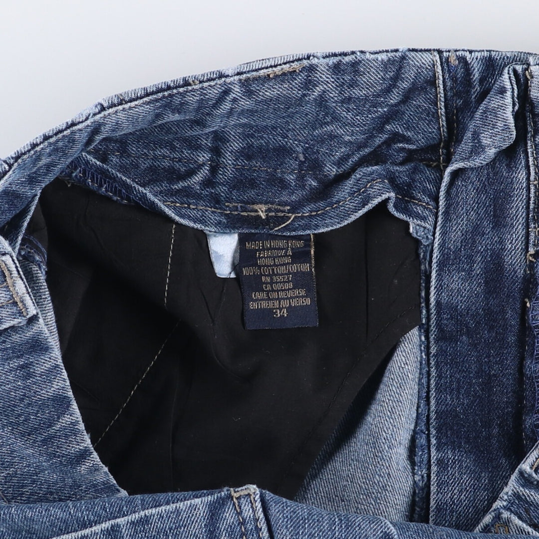 Marithe Francois Girbaud denim shorts, men's size W35 cotton blue type Vintage Second Hand