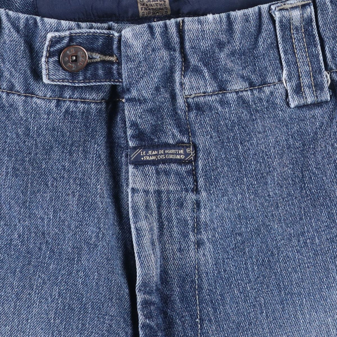 Marithe Francois Girbaud denim shorts, men's size W35 cotton blue type Vintage Second Hand
