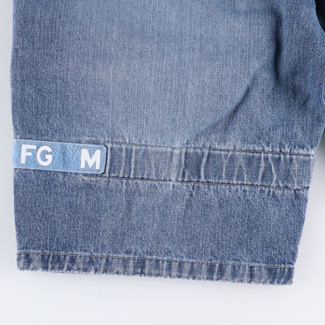 Marithe Francois Girbaud denim shorts, men's size W35 cotton blue type Vintage Second Hand