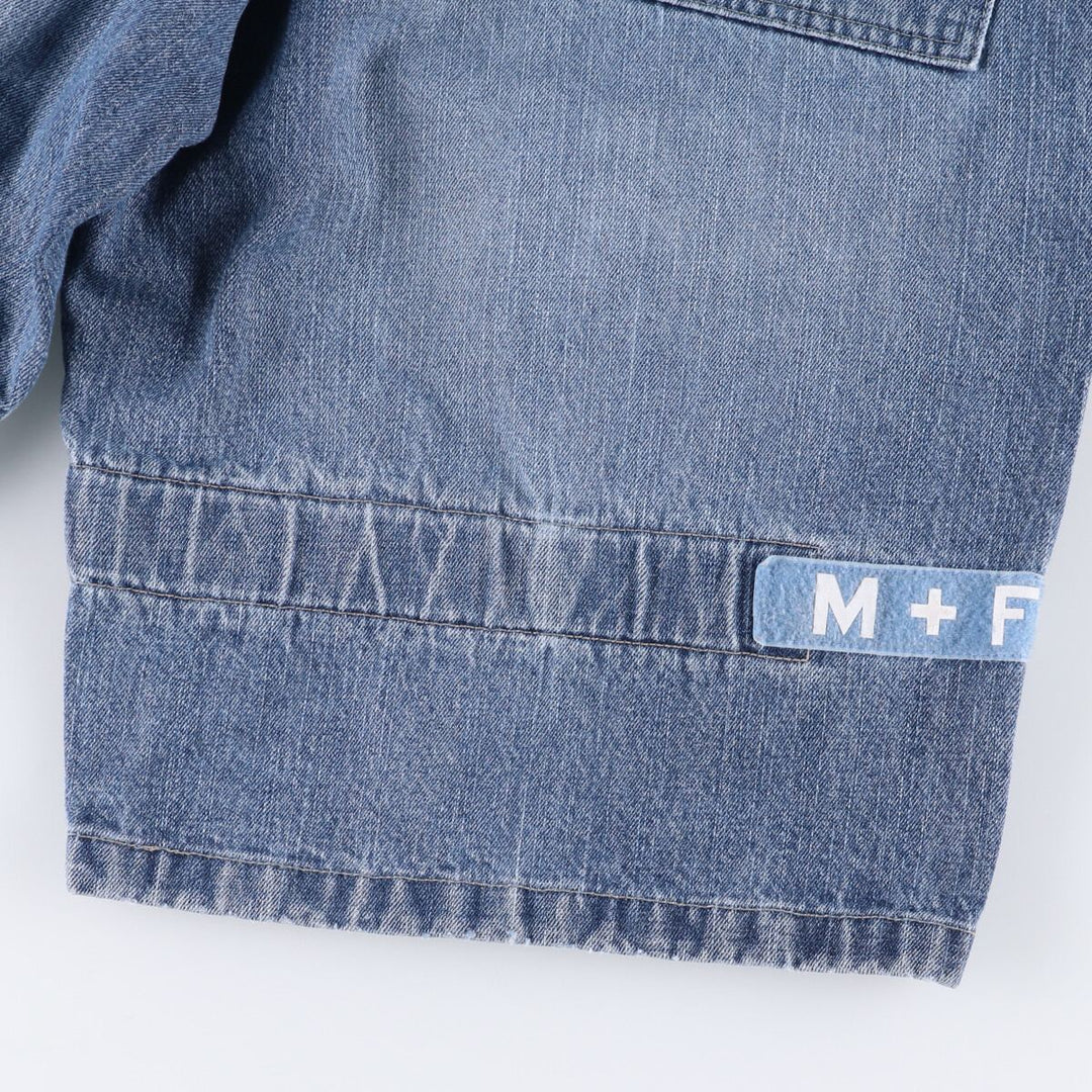 Marithe Francois Girbaud denim shorts, men's size W35 cotton blue type Vintage Second Hand