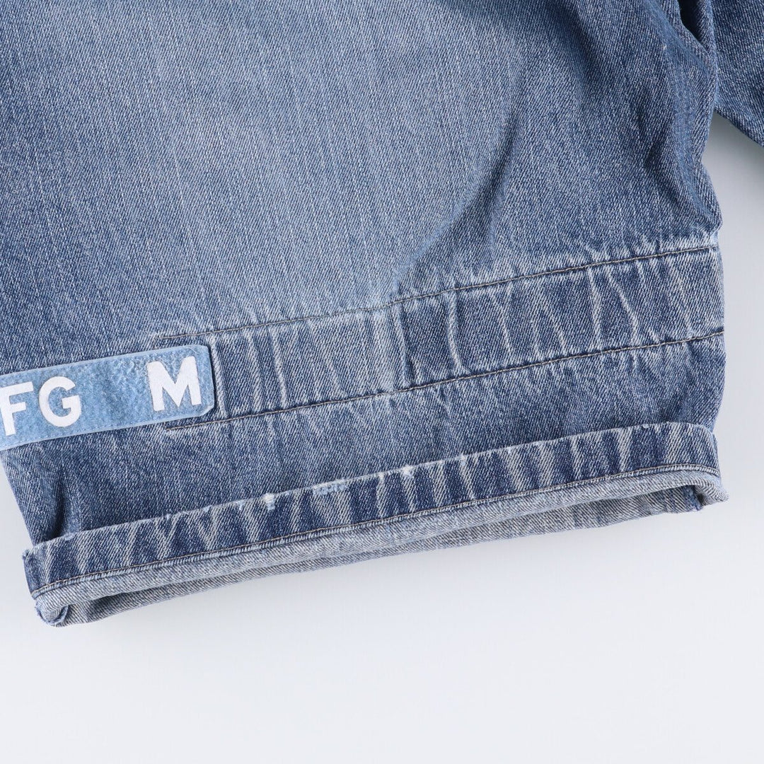 Marithe Francois Girbaud denim shorts, men's size W35 cotton blue type Vintage Second Hand