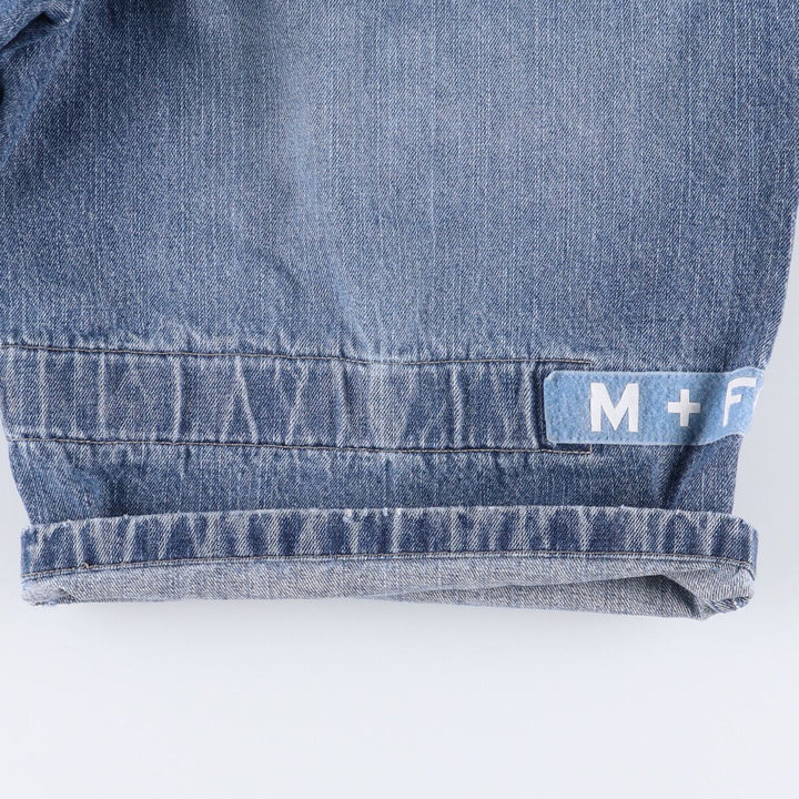 Marithe Francois Girbaud denim shorts, men's size W35 cotton blue type Vintage Second Hand