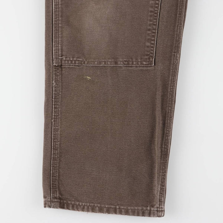 00'S Carhartt Dungaree Fit Double Knee Duck Painter Pants Men's W32 equivalent cotton brown type Vintage Second Hand