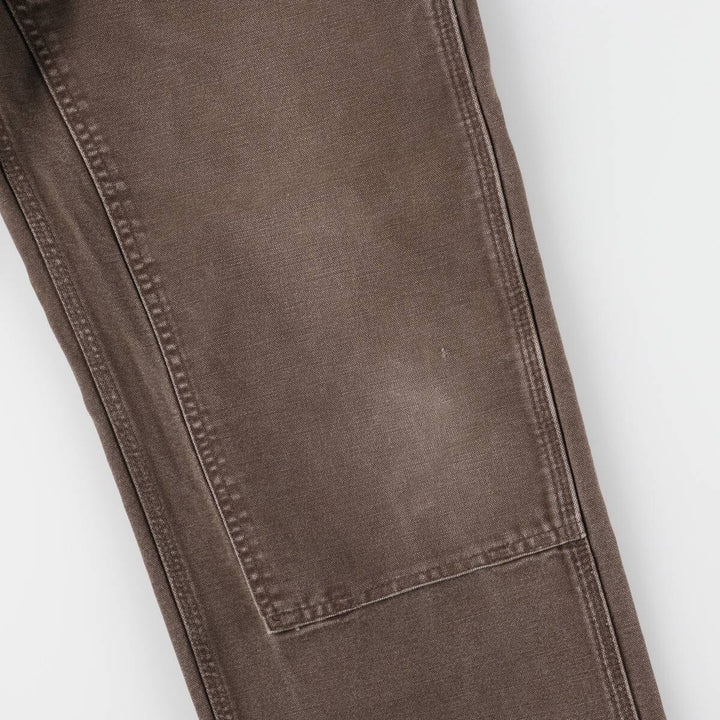 00'S Carhartt Dungaree Fit Double Knee Duck Painter Pants Men's W32 equivalent cotton brown type Vintage Second Hand