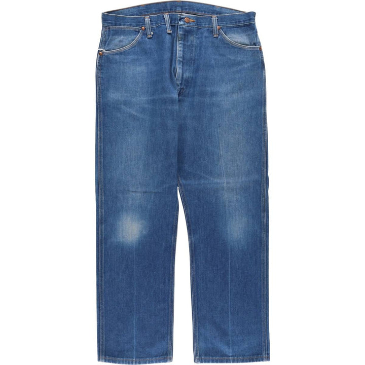 80s-90'S Wrangler Straight Denim Pants, Made in USA, Men's, W37, Vintage unknown blue type Vintage Second Hand