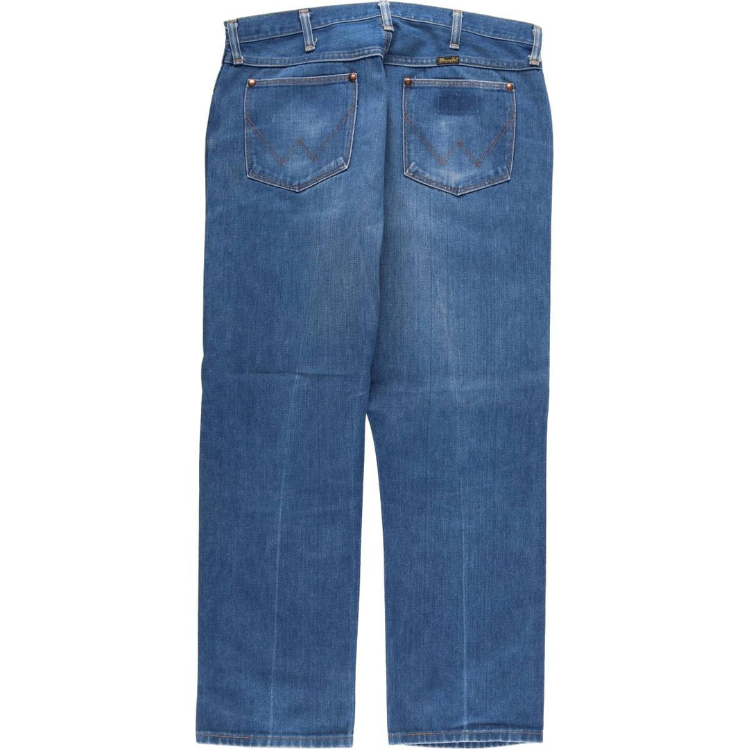 80s-90'S Wrangler Straight Denim Pants, Made in USA, Men's, W37, Vintage unknown blue type Vintage Second Hand