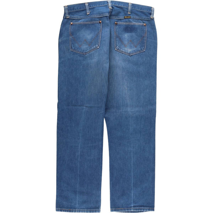 80s-90'S Wrangler Straight Denim Pants, Made in USA, Men's, W37, Vintage unknown blue type Vintage Second Hand