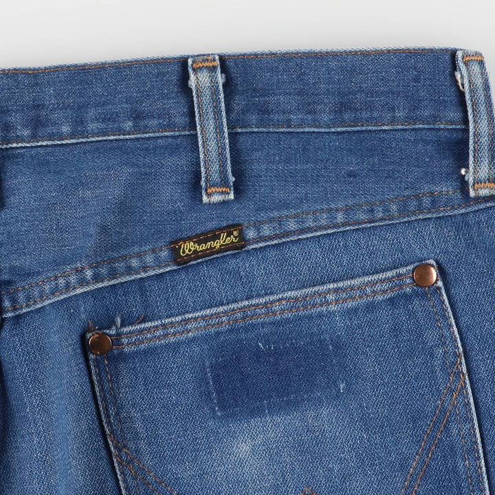 80s-90'S Wrangler Straight Denim Pants, Made in USA, Men's, W37, Vintage unknown blue type Vintage Second Hand
