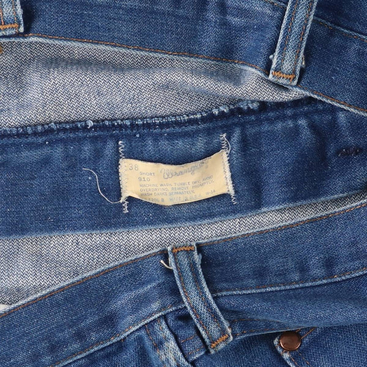 80s-90'S Wrangler Straight Denim Pants, Made in USA, Men's, W37, Vintage unknown blue type Vintage Second Hand