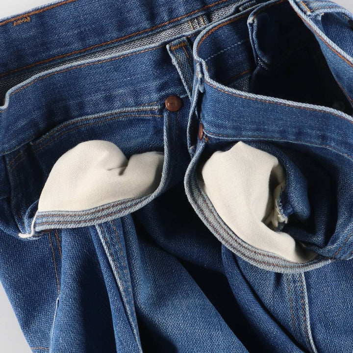 80s-90'S Wrangler Straight Denim Pants, Made in USA, Men's, W37, Vintage unknown blue type Vintage Second Hand