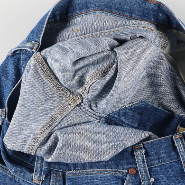 80s-90'S Wrangler Straight Denim Pants, Made in USA, Men's, W37, Vintage unknown blue type Vintage Second Hand