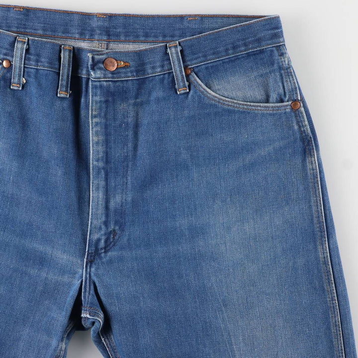 80s-90'S Wrangler Straight Denim Pants, Made in USA, Men's, W37, Vintage unknown blue type Vintage Second Hand
