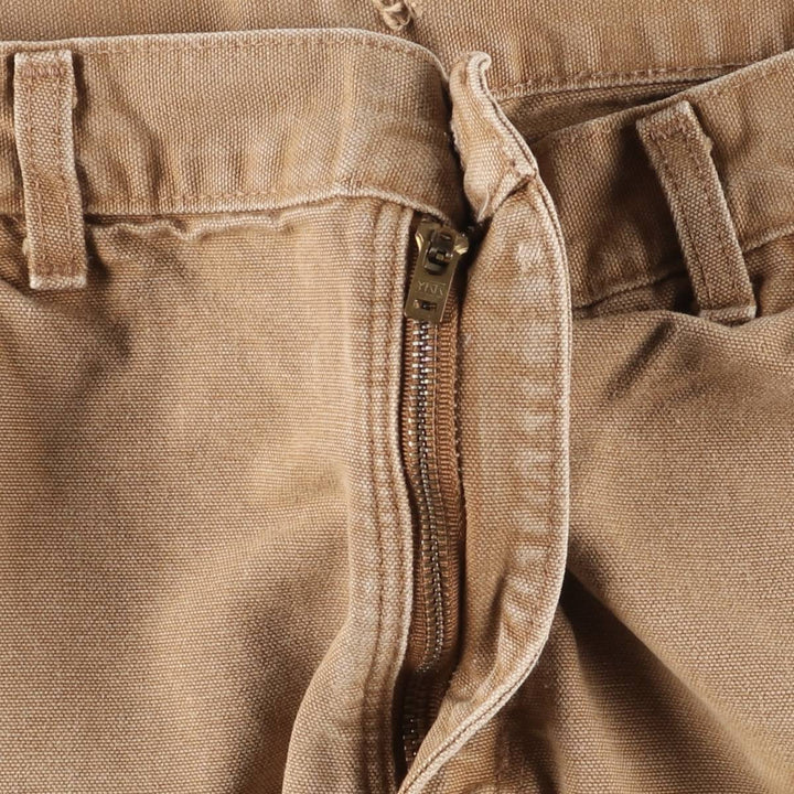Carhartt Dungaree Fit Double Knee Duck Painter Pants Men's W31 equivalent cotton beige type brown Vintage Second Hand