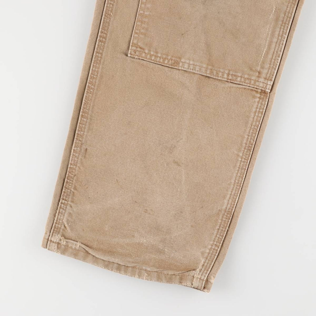 Carhartt Dungaree Fit Double Knee Duck Painter Pants Men's W31 equivalent cotton beige type brown Vintage Second Hand