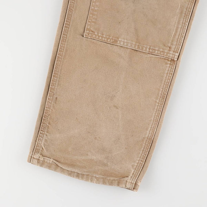 Carhartt Dungaree Fit Double Knee Duck Painter Pants Men's W31 equivalent cotton beige type brown Vintage Second Hand