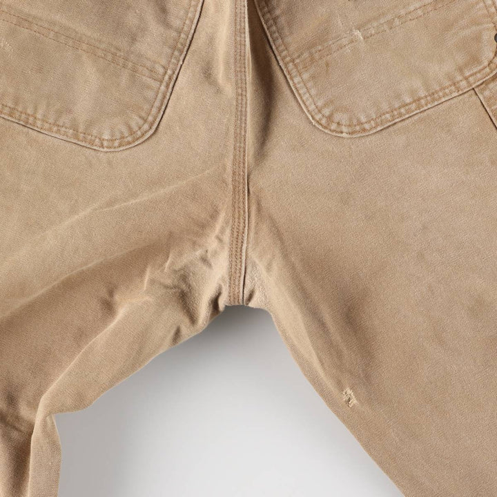 Carhartt Dungaree Fit Double Knee Duck Painter Pants Men's W31 equivalent cotton beige type brown Vintage Second Hand