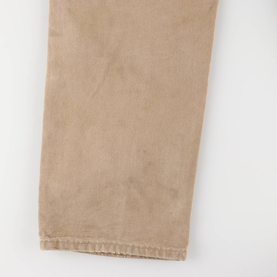 Carhartt Dungaree Fit Double Knee Duck Painter Pants Men's W31 equivalent cotton beige type brown Vintage Second Hand