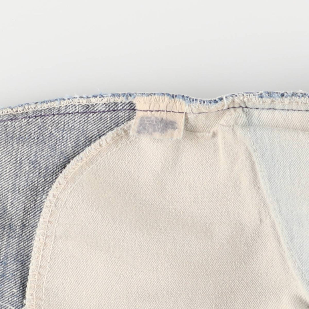 80'S Levi's Orange Tab Cut-off Denim Shorts, Women's Size L (W29), Vintage unclear Blue type light blue Vintage Second Hand