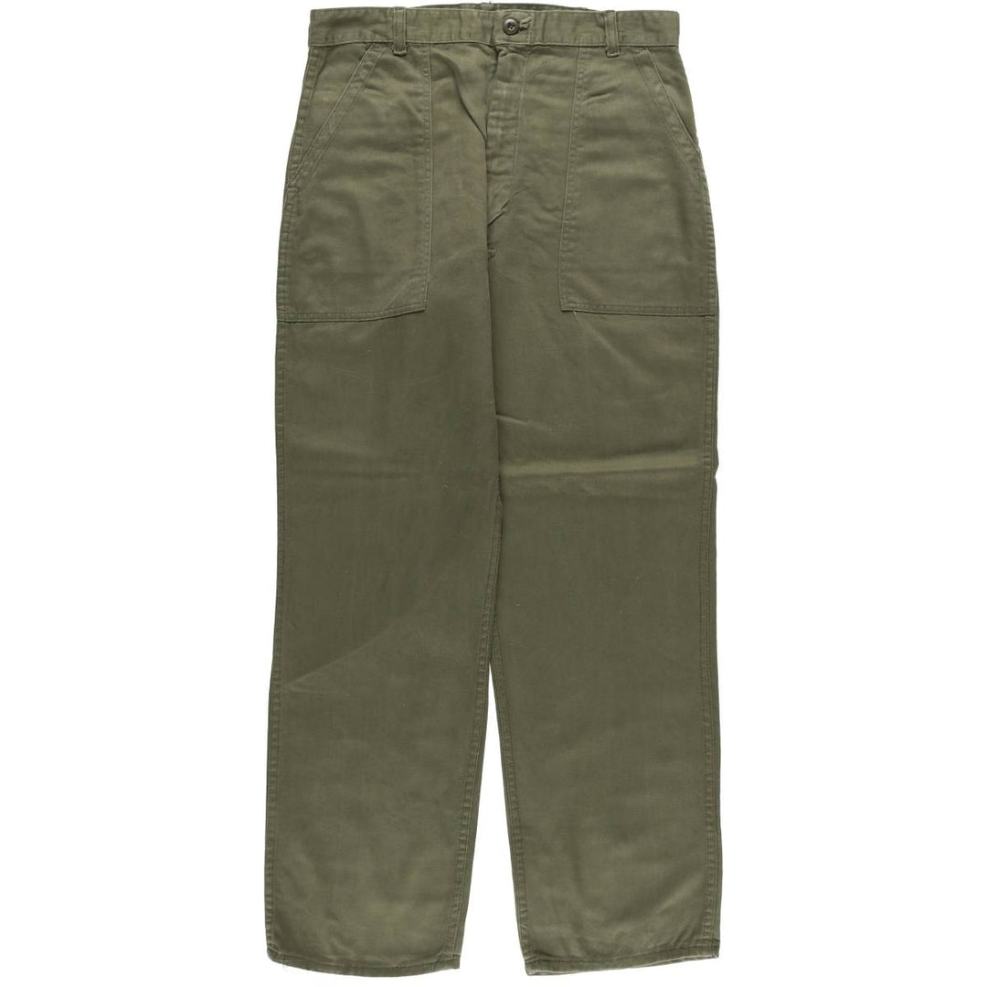 ~1980'S US Military Baker Pants 36x32 Men's W36 equivalent Vintage unclear Khaki type Vintage Second Hand