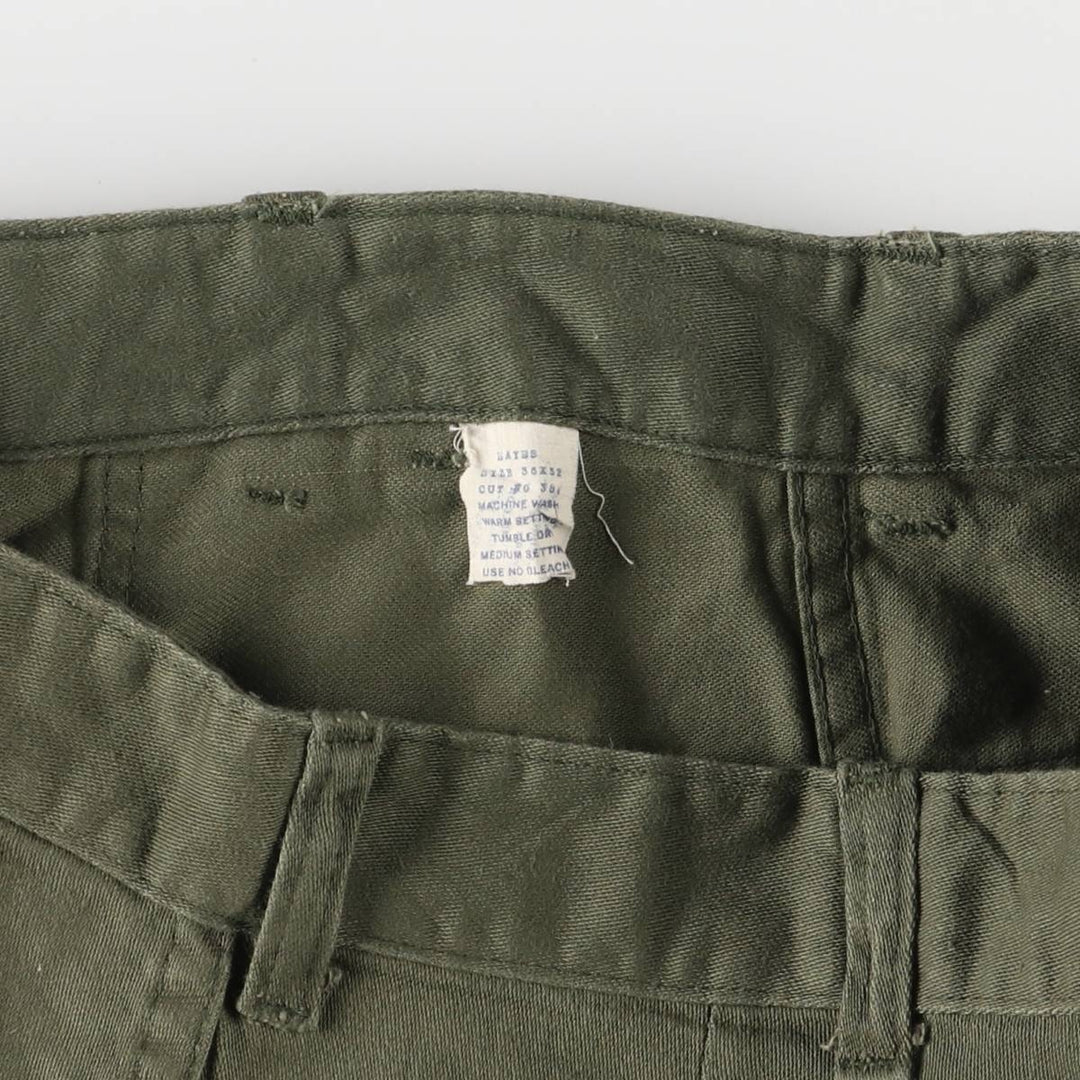 ~1980'S US Military Baker Pants 36x32 Men's W36 equivalent Vintage unclear Khaki type Vintage Second Hand